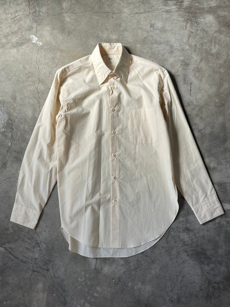 【Text】CLASSIC COLLAR DRESS SHIRT | RAW WHITE