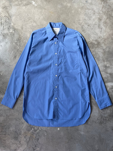 【Text】CLASSIC COLLAR DRESS SHIRT | BLUE