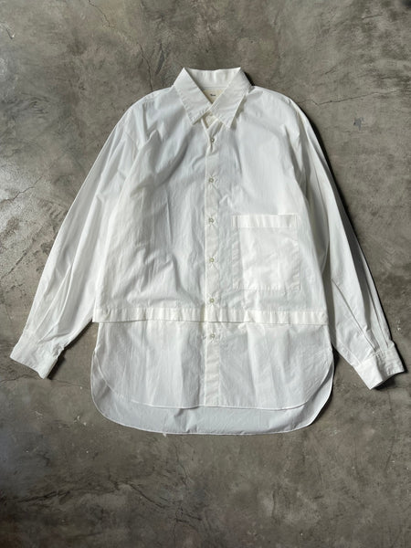 【Text】CHANGE BODY REGULAR COLLAR SHIRT | WHITE