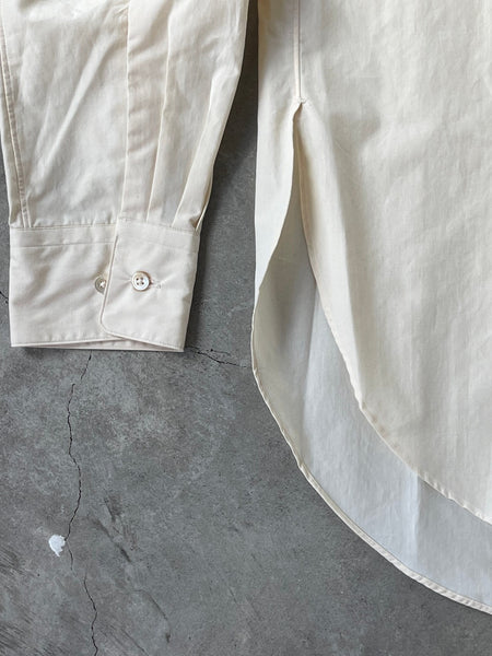 【Text】CLASSIC COLLAR DRESS SHIRT | RAW WHITE