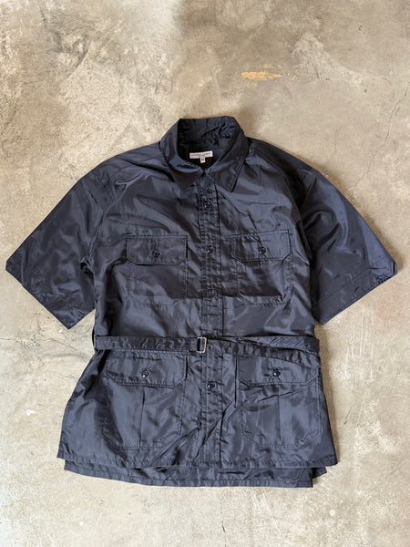 【ENGINEERED GARMENTS】SHORT SLEEVE SAFARI SHIRT-JACKET | NAVY