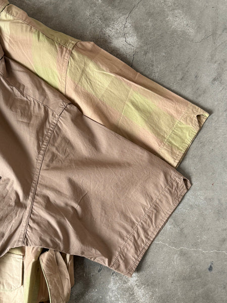 【ENGINEERED GARMENTS】SHORT SLEEVE SAFARI SHIRT-JACKET | BEIGE