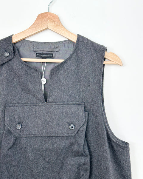 ENGINEERED GARMENTS W/C FLANNEL COVER VEST