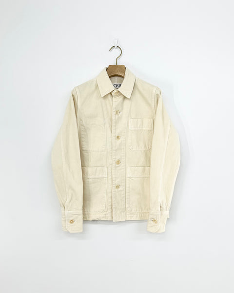 INSCRIRE HEAVY COTTON DENIM JACKET