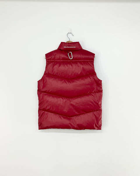 White Mountaineering MILLET GORE-TEX DOWN VEST RED