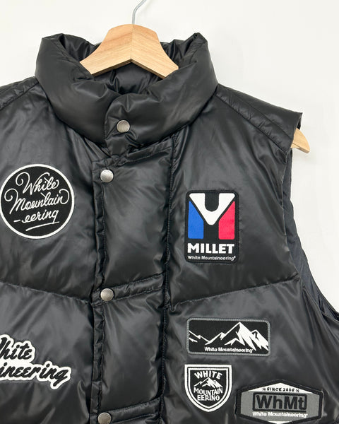 White Mountaineering】xMILLET | GORE-TEX DOWN VEST | BLACK White Mountaineering】xMILLET | GORE-TEX DOWN VEST | BLACK