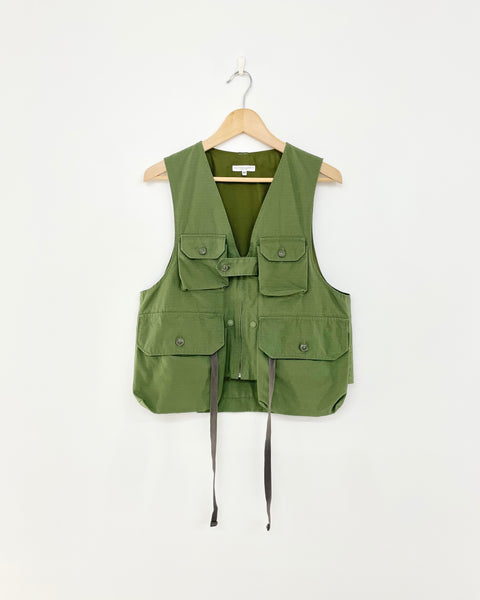 ENGINEERED GARMENTS COTTON RIPSTOP GAME VEST