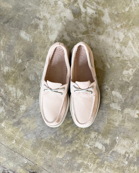 Sperry Top Sider SUEDE DECK SHOES PINK EDISTORIAL STORE