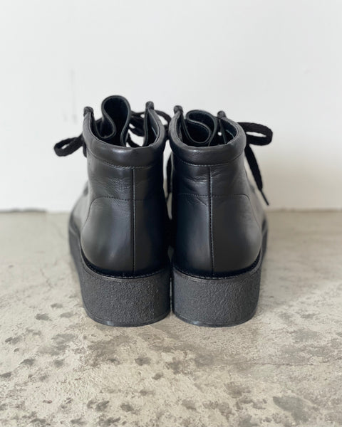 【PIPPICHIC】MOCCASIN LEATHER SHOES | BLACK