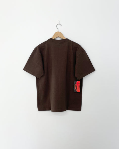 【MASH UP】CAMBER SIZE SPEC PRINT TEE | BROWN