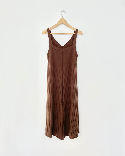 Phlannel WORSTED WOOL KNIT CAMI DRESS